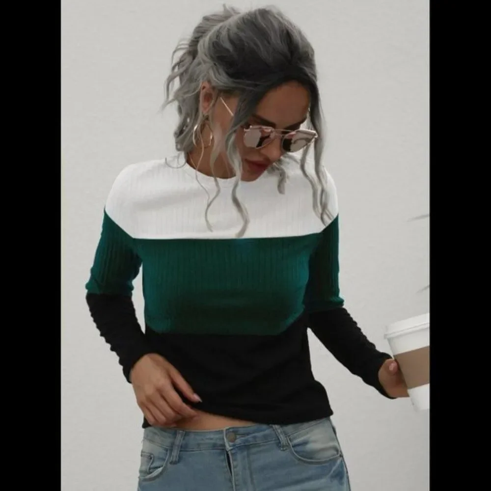 Colorblock Blouse - Picture 6 of 6